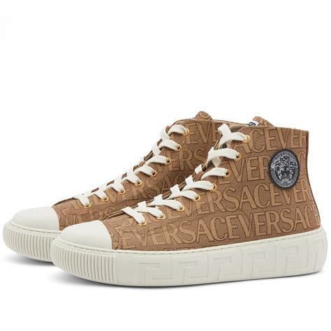 cheap versace tennis shoes|versace high top vintage sneaker.